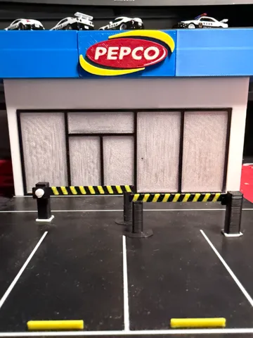 Escenografía en miniatura: Road barriers for 1:64 scale cars /diorama /garage — vista de referencia 2