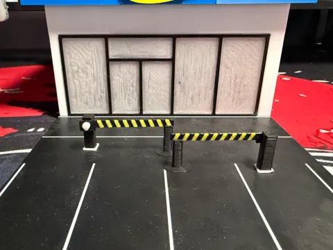 Escenografía en miniatura: Road barriers for 1:64 scale cars /diorama /garage — referencia de MakerWorld