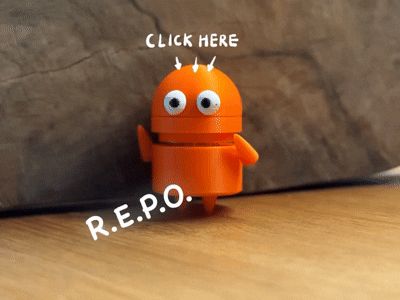 REPO Robot Fidget Toy snodato e Clicker