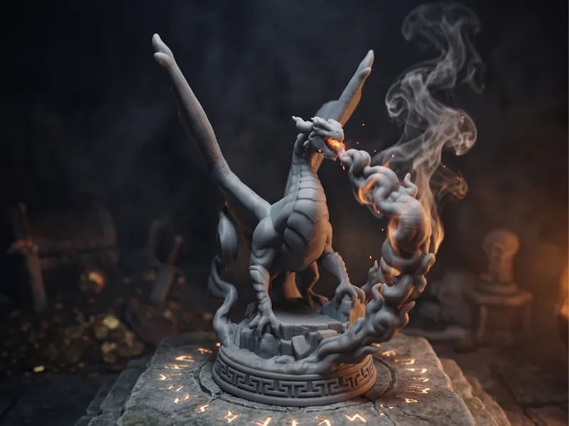 Drago del Fuoco - DnD (50mm)