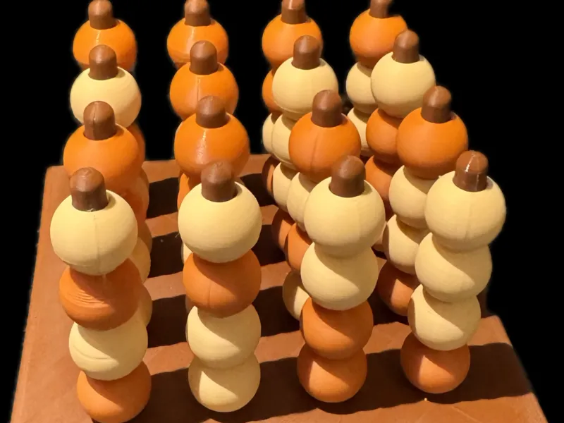 3D 4 Gewinnt - Ultimate Strategy (Bambu Optimized)