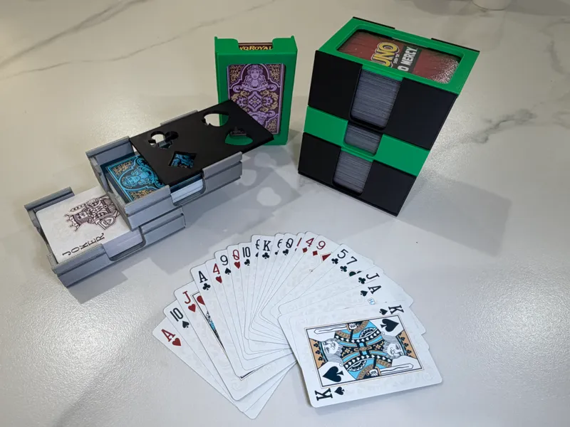 Stackable Playing Card Box (Poker & Bridge Sizes)