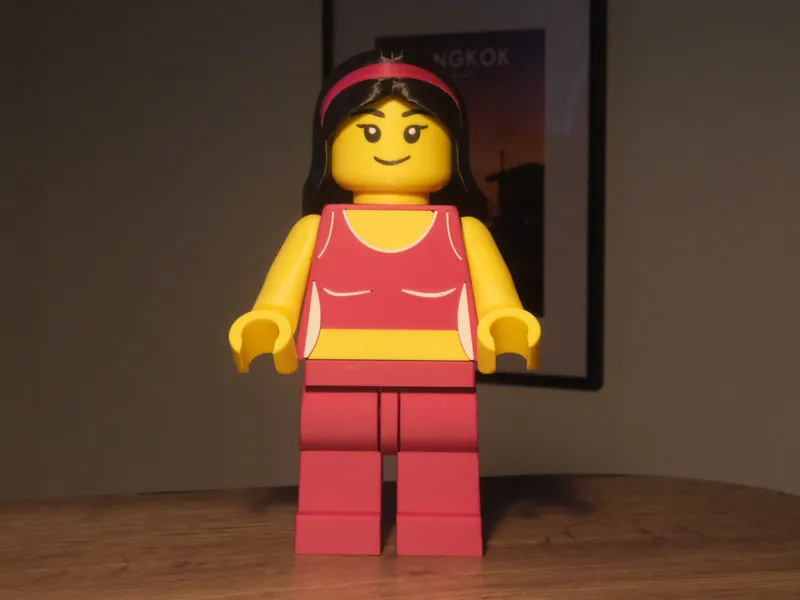 Big Brick Pilates Girl with Matcha Coffee 