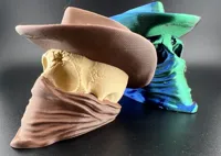 Crâne « L'Outlaw » façon cow-boy — photo 2