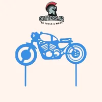 Figurine de moto pour gâteau — photo 2