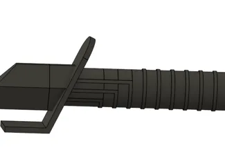 Mandalorian Darksaber Hilt