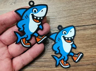 Tralalero tralala Keychain (DiviCraft)