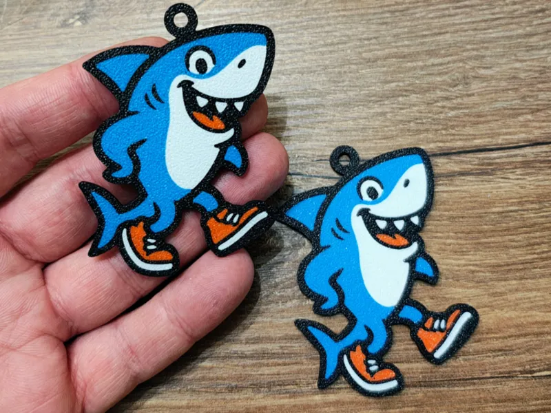 Tralalero tralala Keychain (DiviCraft)