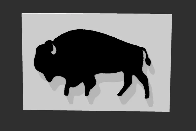 Bison Stamp (TPU)