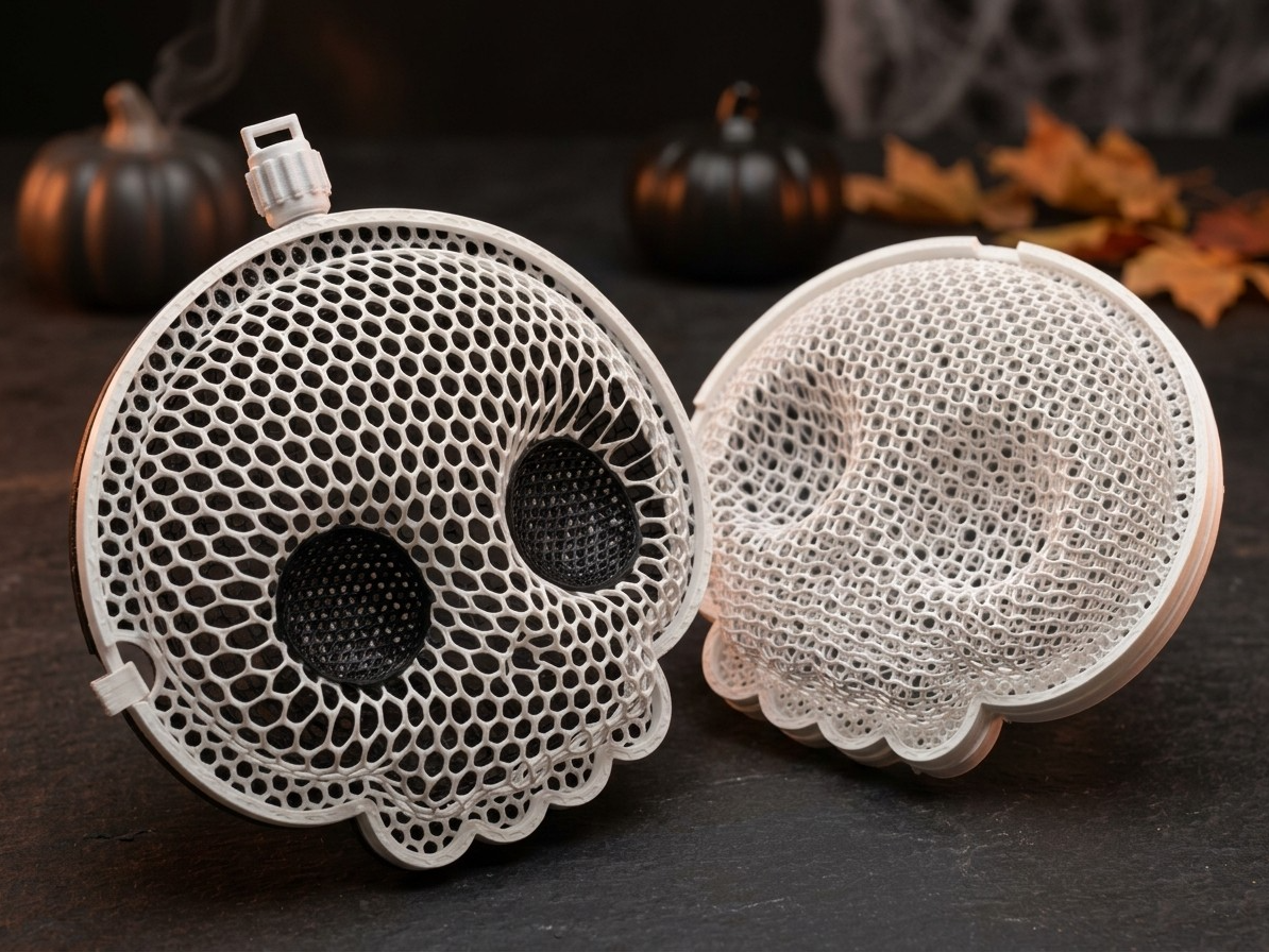 Thermoformed Skull | Halloween Candy Holder - 1