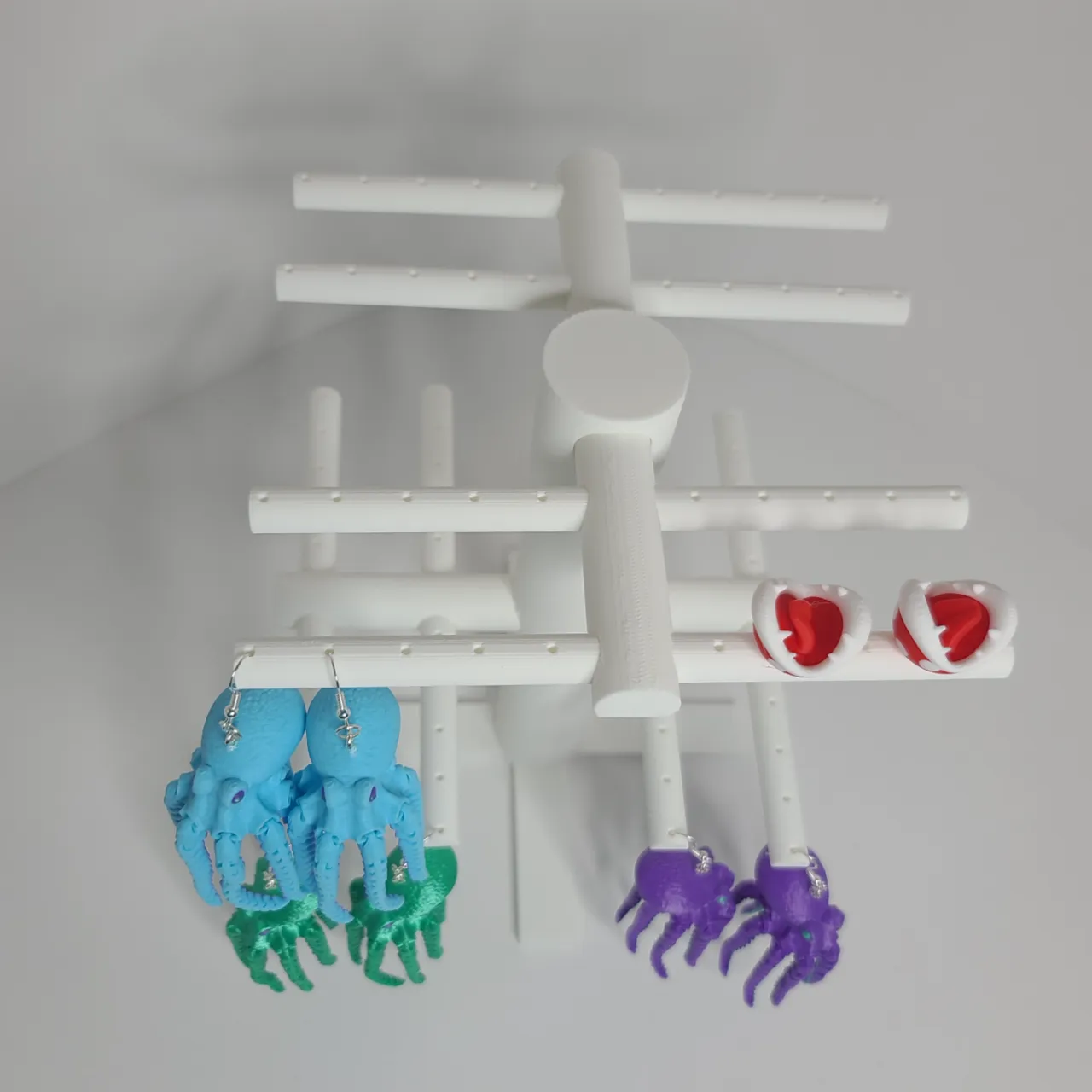 Earring stand Print in place no supports view 2