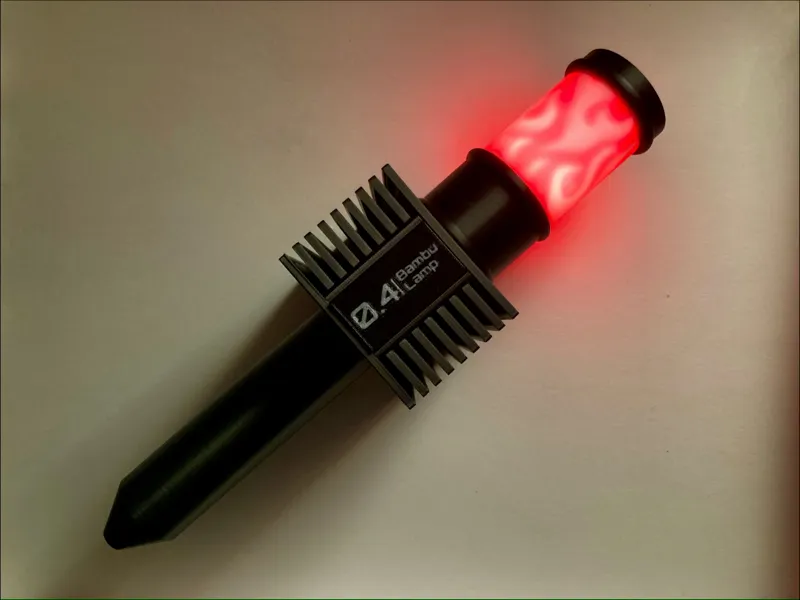 Lithophane Hotend Torch [RGB Remote Compatible]