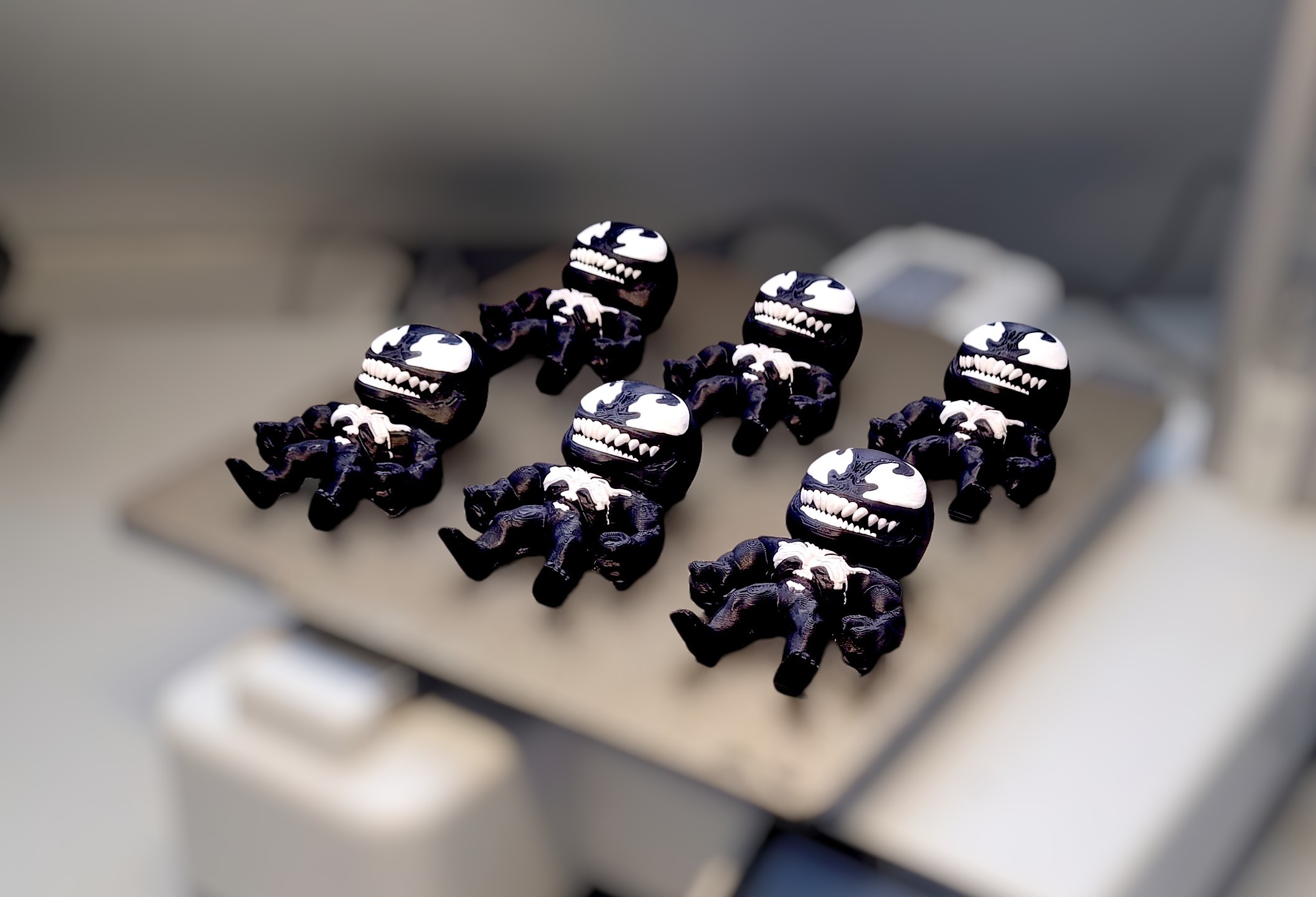 Miniatura 2 do modelo 3D Venom Keychain Flexy