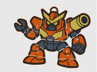 cyborg flex robot cannon