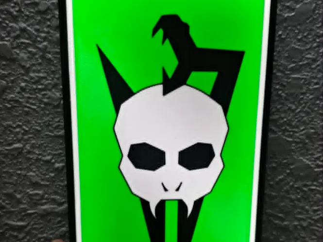 Voldemort Day Skull Light Box