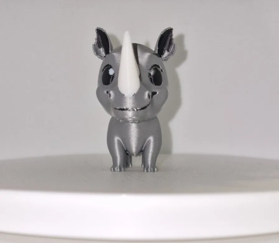 Cute Rhino - Free 3D Print Model - MakerWorld