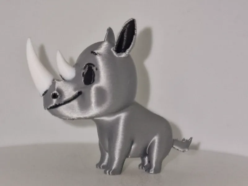 Cute Rhino - Free 3D Print Model - MakerWorld