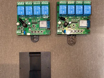 Tuya 4 Channel Relay Din rail plate
