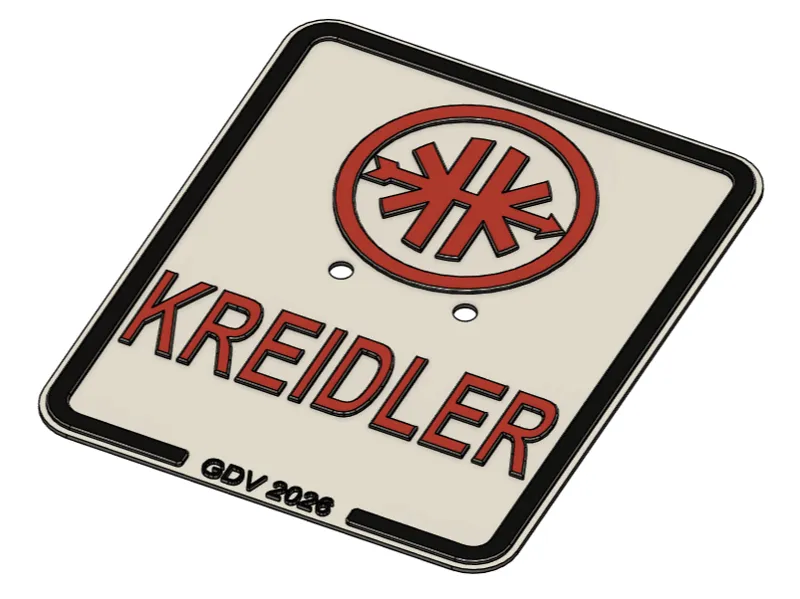 Mofa & Roller Kennzeichen - Kreidler 2026