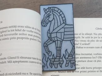 troy horse bookmark