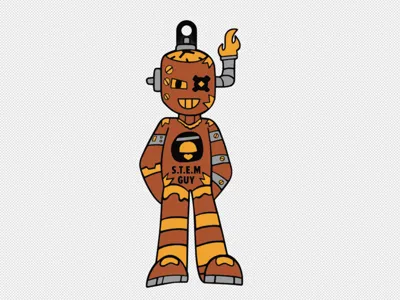 Robot Keychain