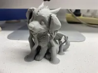 0.2mm layer, 2 walls, 15% infill - Purple Puppy Dragon