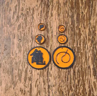 Dragon Ball Z earrings
