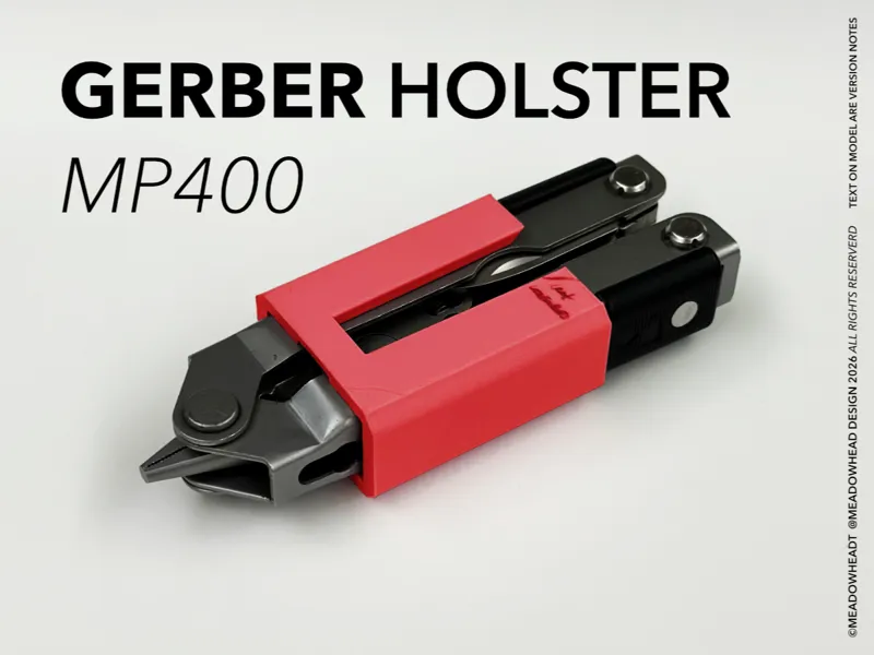Holster for Gerber Multiplier 400 (MP400)