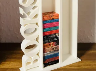 Miniature E-Book Shelf