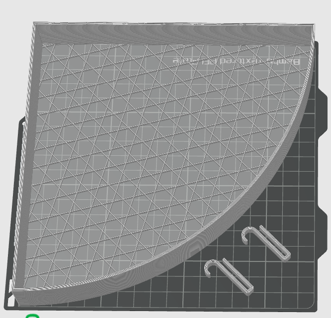 Miniatura 1 do modelo 3D 墙角置物架 角落置物架  mini可打 图形可调节