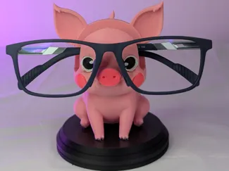 Miss Piggy Eye Glasses Holder/Stand