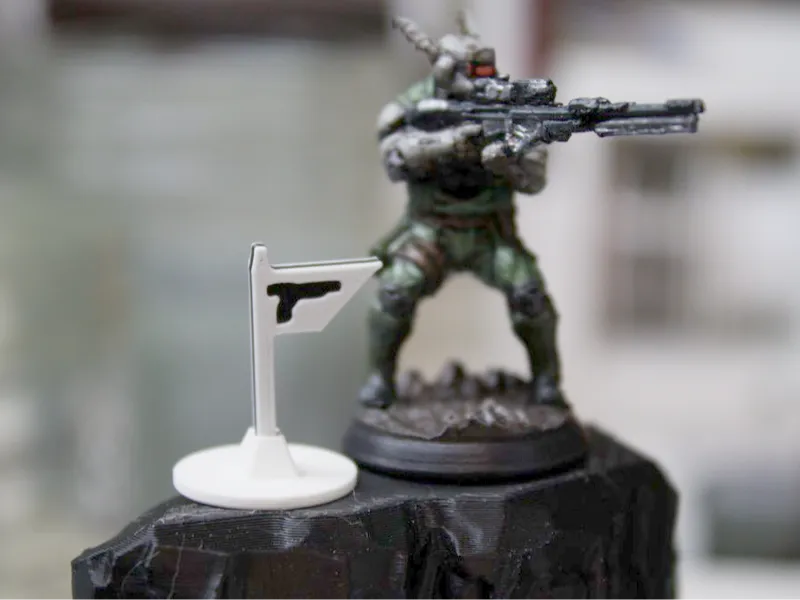 Wargame Flag Tokens