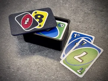 Caja o estuche: Card game box - slide and lock - multi version — vista de referencia 4