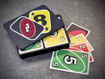 Caja o estuche: Card game box - slide and lock - multi version — vista de referencia 3