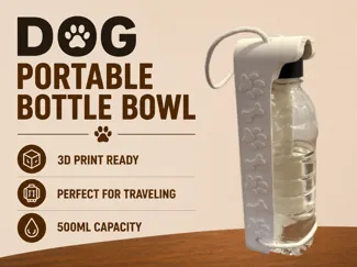Dog Portable Bottle Bowl