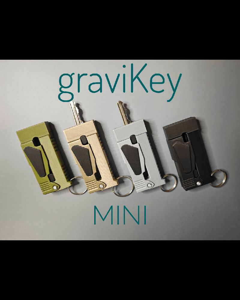 Mini Gravity Knife Style Key Holder Fidget Toy