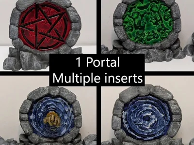 Modular portal - DND scenery