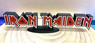 Iron Maiden Logo by REVAMP3D MakerWorld: Download Free 3D Models