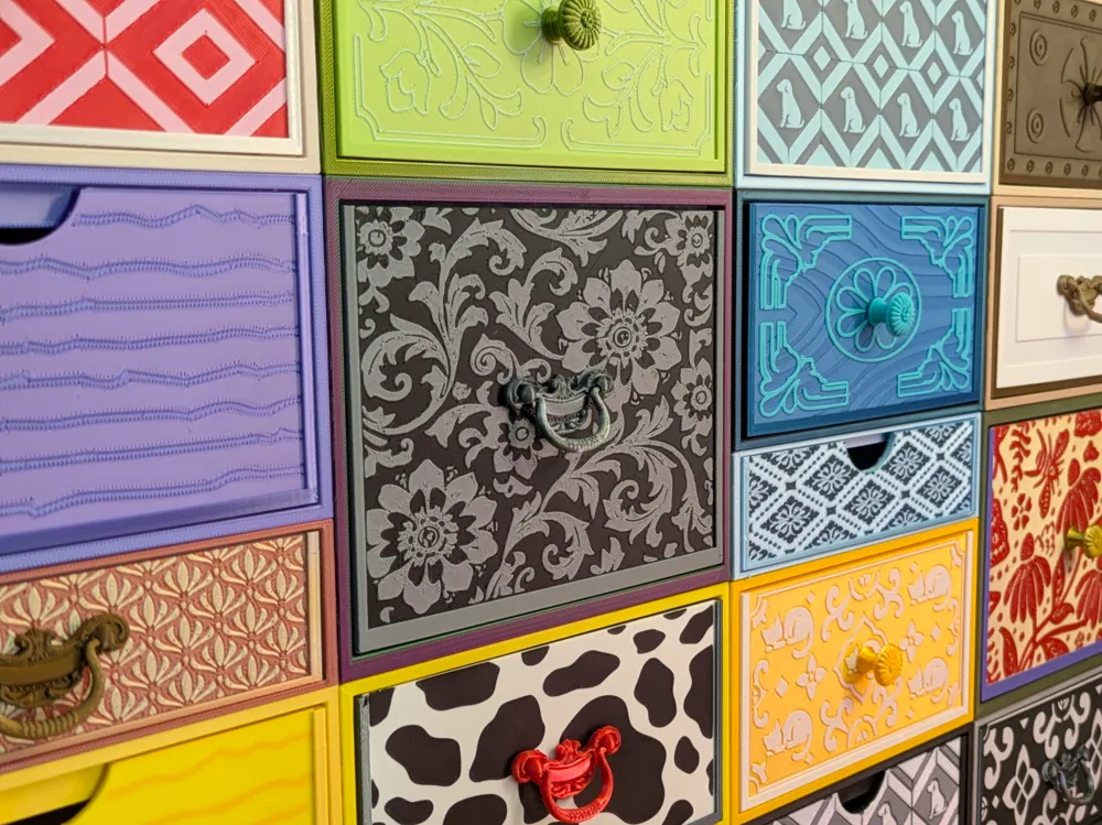 Soporte: Stackable Drawers- Squarish- Mix and Match. Referencia del modelo original.