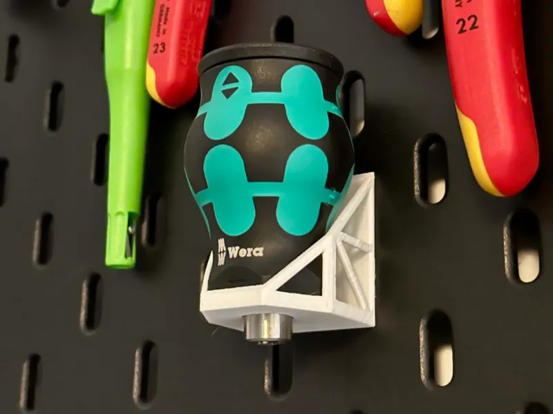 Skadis Wera Stubby screwdriver holder