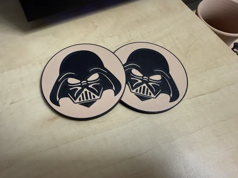 Darth Vader Star Wars Coaster | 3D Printable 