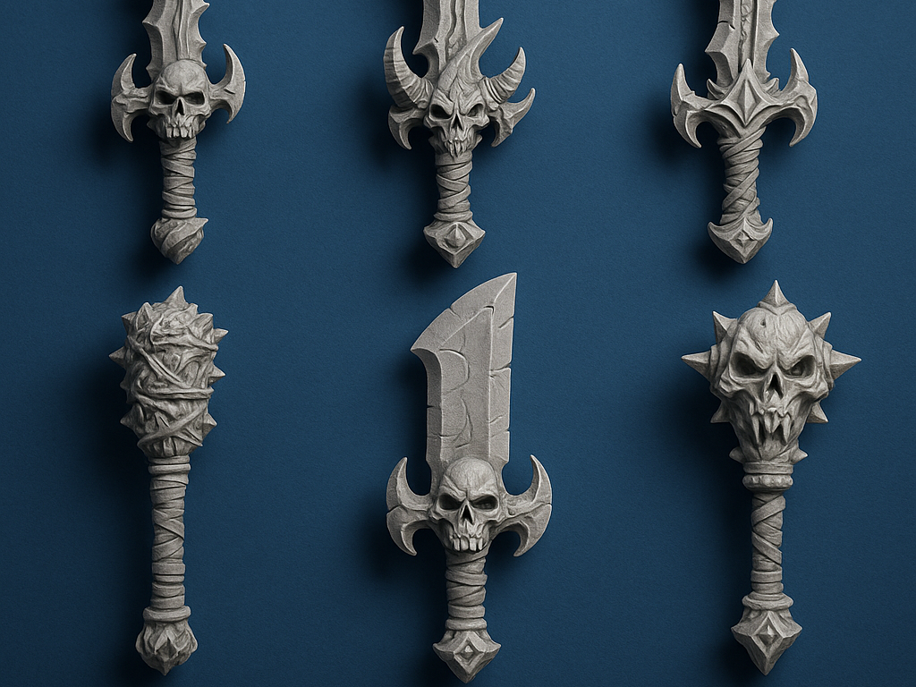 Skull Demon Weapons Pack
