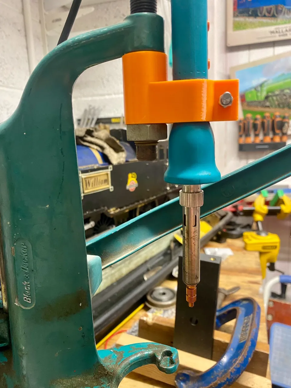 Black & Decker Drill soldering iron thread press - Free 3D Print Model ...