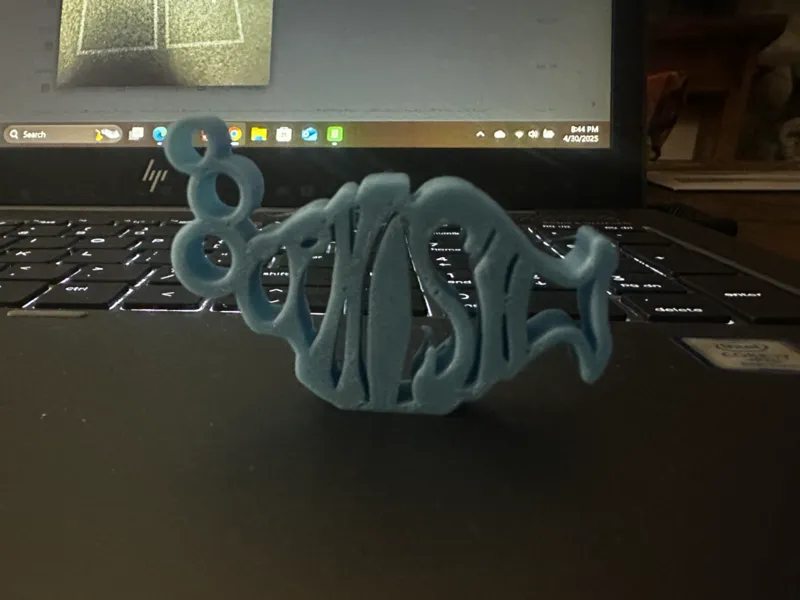 Phish logo keychain