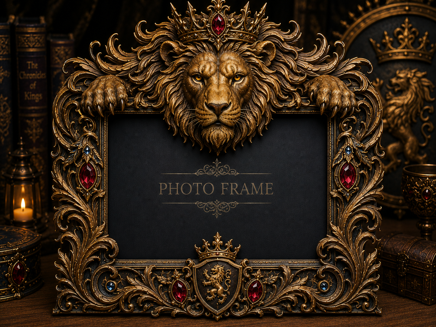 Royal Lion Photo Frame