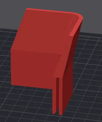 Rallonge de goulotte pour imprimante 3D