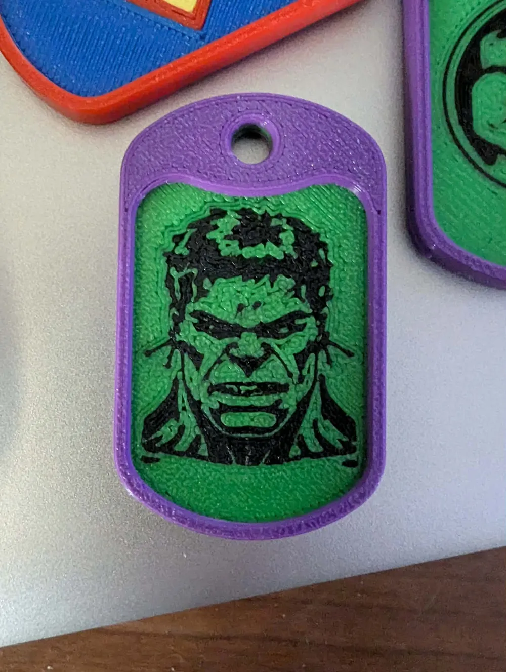 Hulk Tag Hulk Dog Tags - Free 3D Print Model - MakerWorld