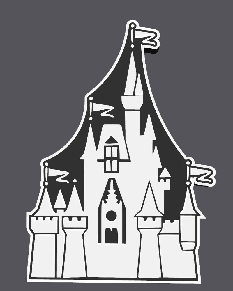 Disney Castle Lightbox