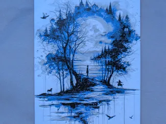 Moonlit Lake