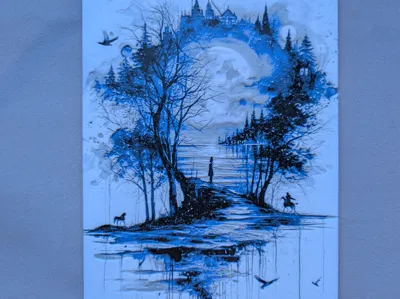 Moonlit Lake